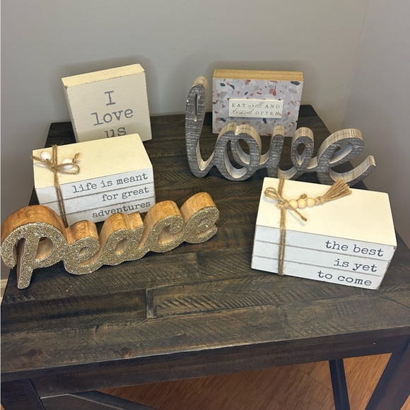 Home decor accent/sign/display, Peace - Picture 5 of 5